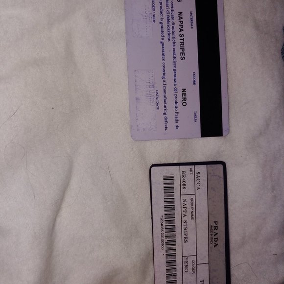 Nappa Stripes Black Leather handbag - Picture 3 of 7